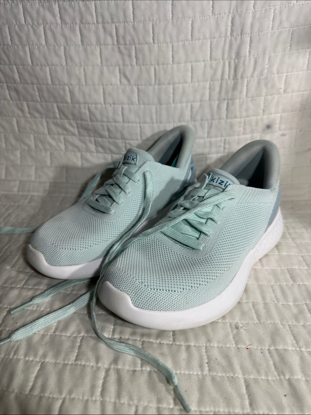 Kizik Athens Hands-Free Sneakers in the Magical Mint colorway